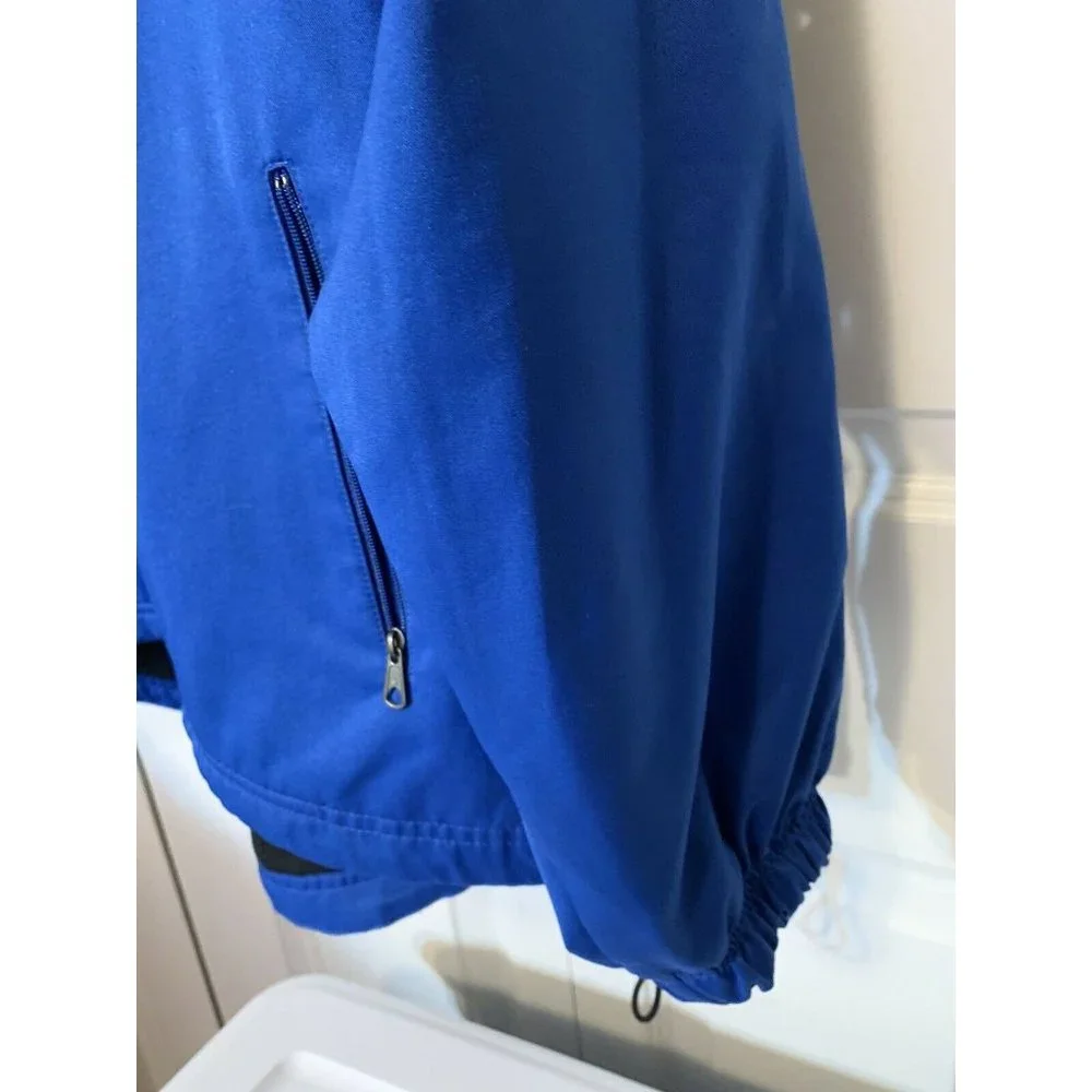 Vintage Men’s Nike Jacket Sz‎ Medium Full Zip Blue Polyester